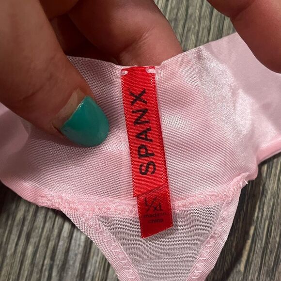 NWT Spanx Skinny Britches Panty Sheer Shaping Power Thong Shapewear Gloss L/XL - Picture 4 of 5